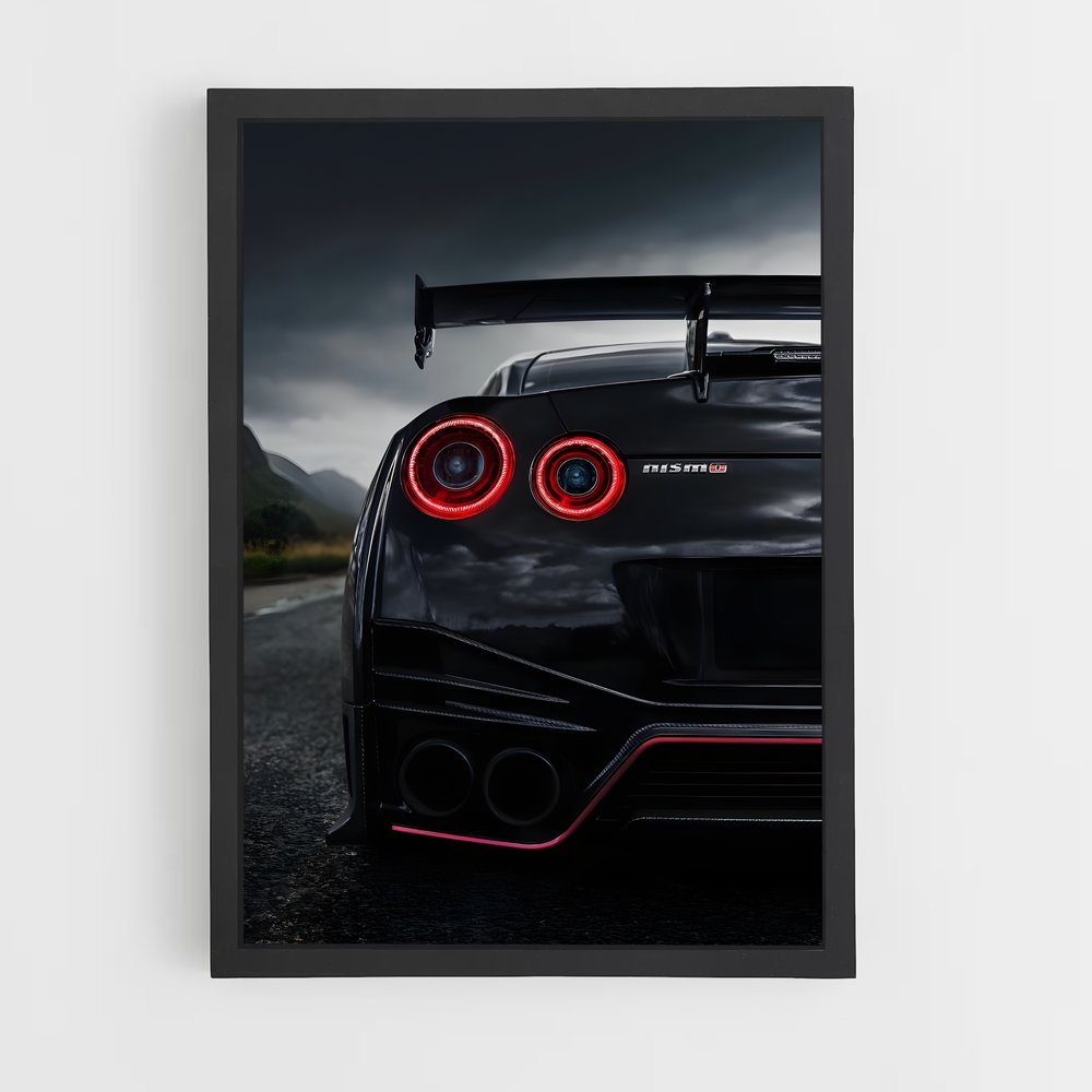 Poster Nismo Noir Luminance – affiche Nissan (vue 2)